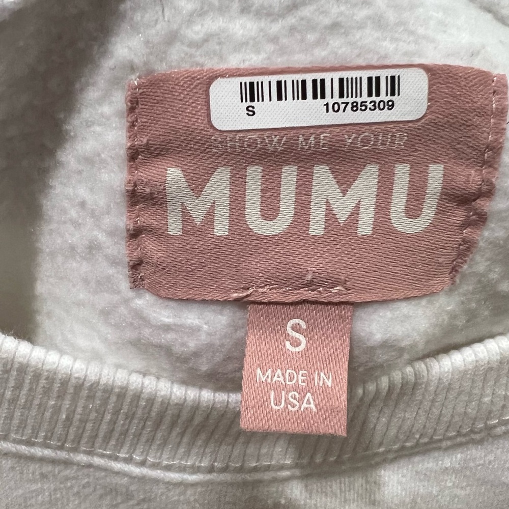 Show Me Your Mumu Stanley Montauk Graphic Oversized Sweatshirt Size Small - Picture 10 of 15